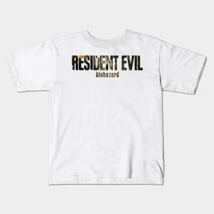 Resident Evil 7 Text Art Kids T-Shirt